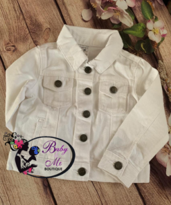 Carter’s White Twill Denim Jacket