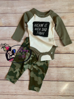 Okie Dokie 2-Piece Kickin’ It With Dad Today Set