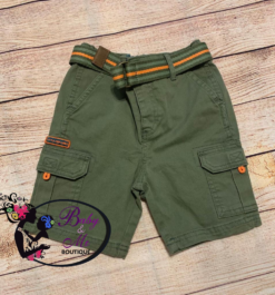 Gymboree Belted Olive Green Cargo Pants