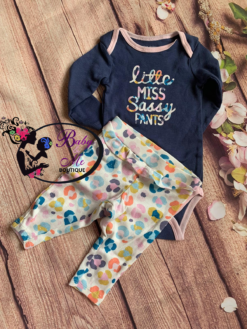 Okie Dokie 2-Piece Little Miss Sassy Pants Set
