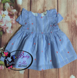 OshKosh B'gosh Sparkle Stripe Heart Print Dress