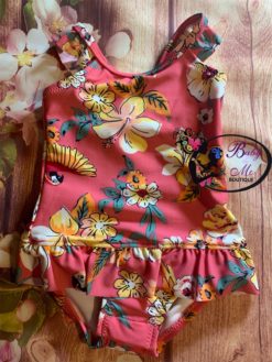 OshKosh B'gosh Tropical Parrot Ruffle Swimsuit