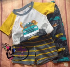Child of Mine by Carter's 3-Piece Monster Truck PJ Set