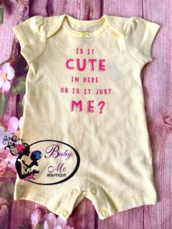 Carter’s “Is It Cute In Here Or Is It Just Me?” Romper