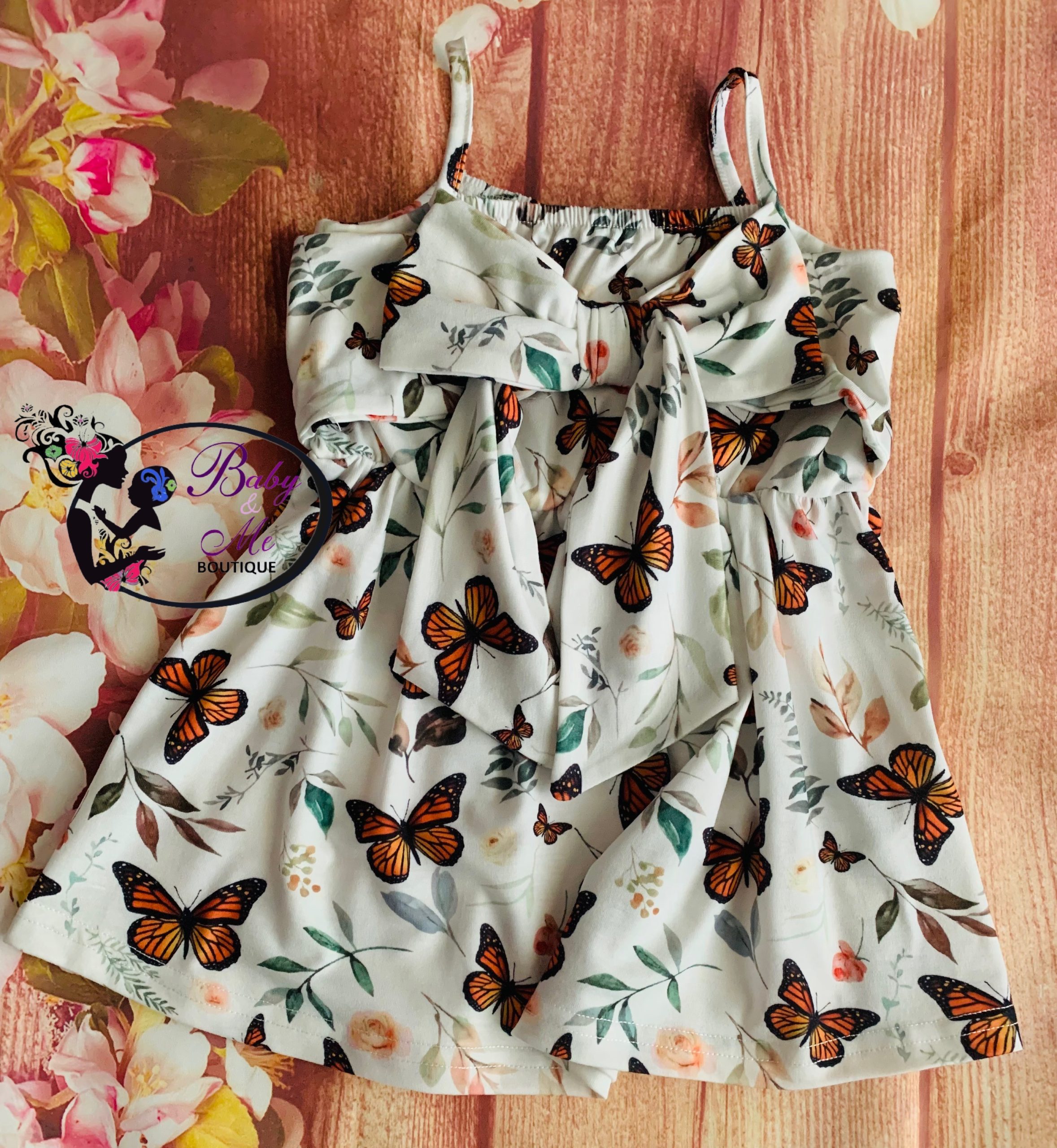 PatPat Butterfly Bow Sundress