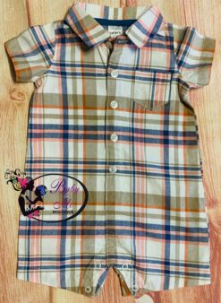 Carter’s Plaid Polo Romper