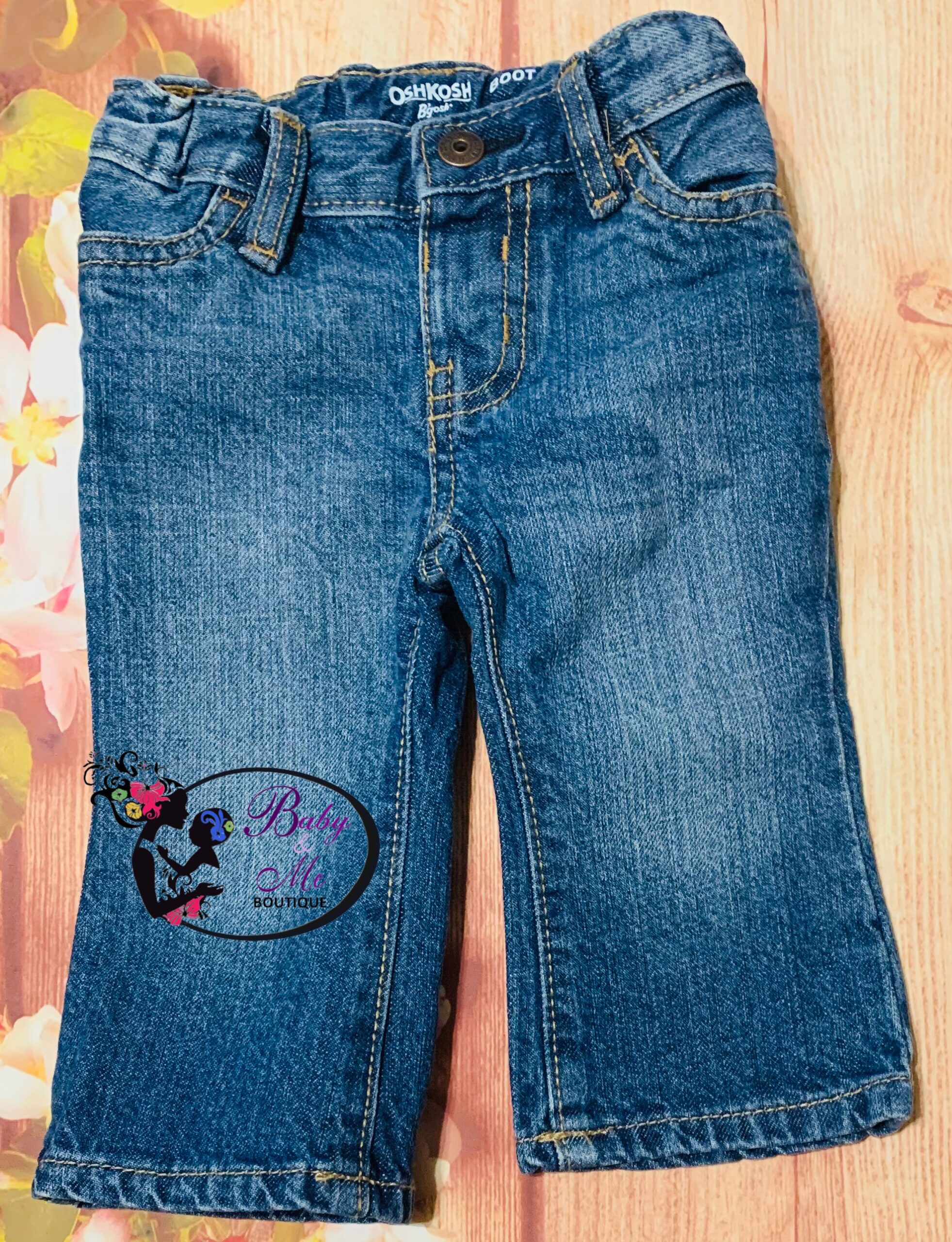 Osh’Kosh B’gosh Faded Heritage Wash Boot Cut Jeans