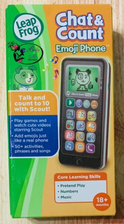 Leap Frog Chat & Count Emoji Black Phone