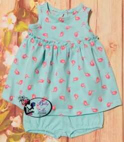 Simple Joys by Carter’s 2-Piece Teal Birdie Dress Set