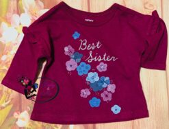 Carter’s Best Sister Long-Sleeve Graphic Tee