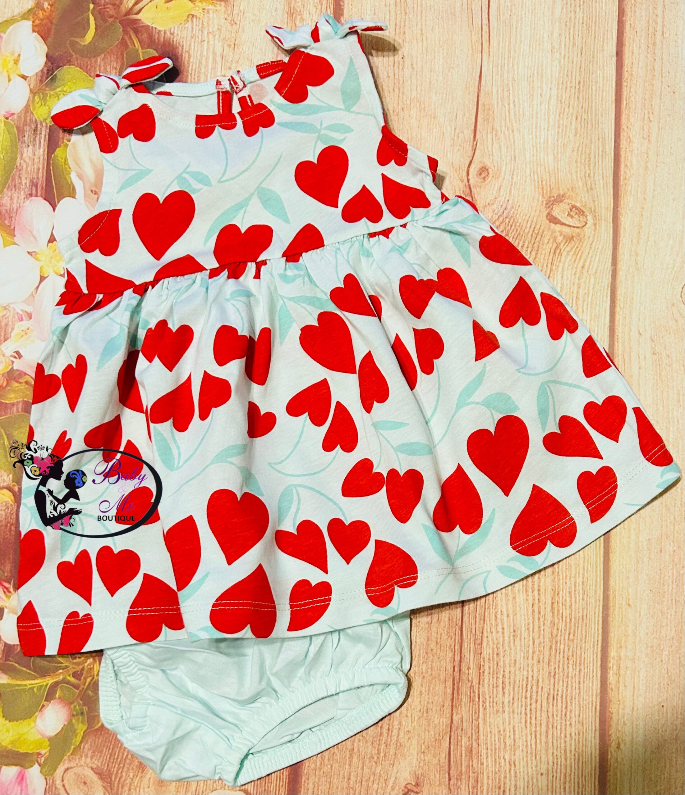 Carter’s 2-Piece Baby Heart Jersey Dress Set