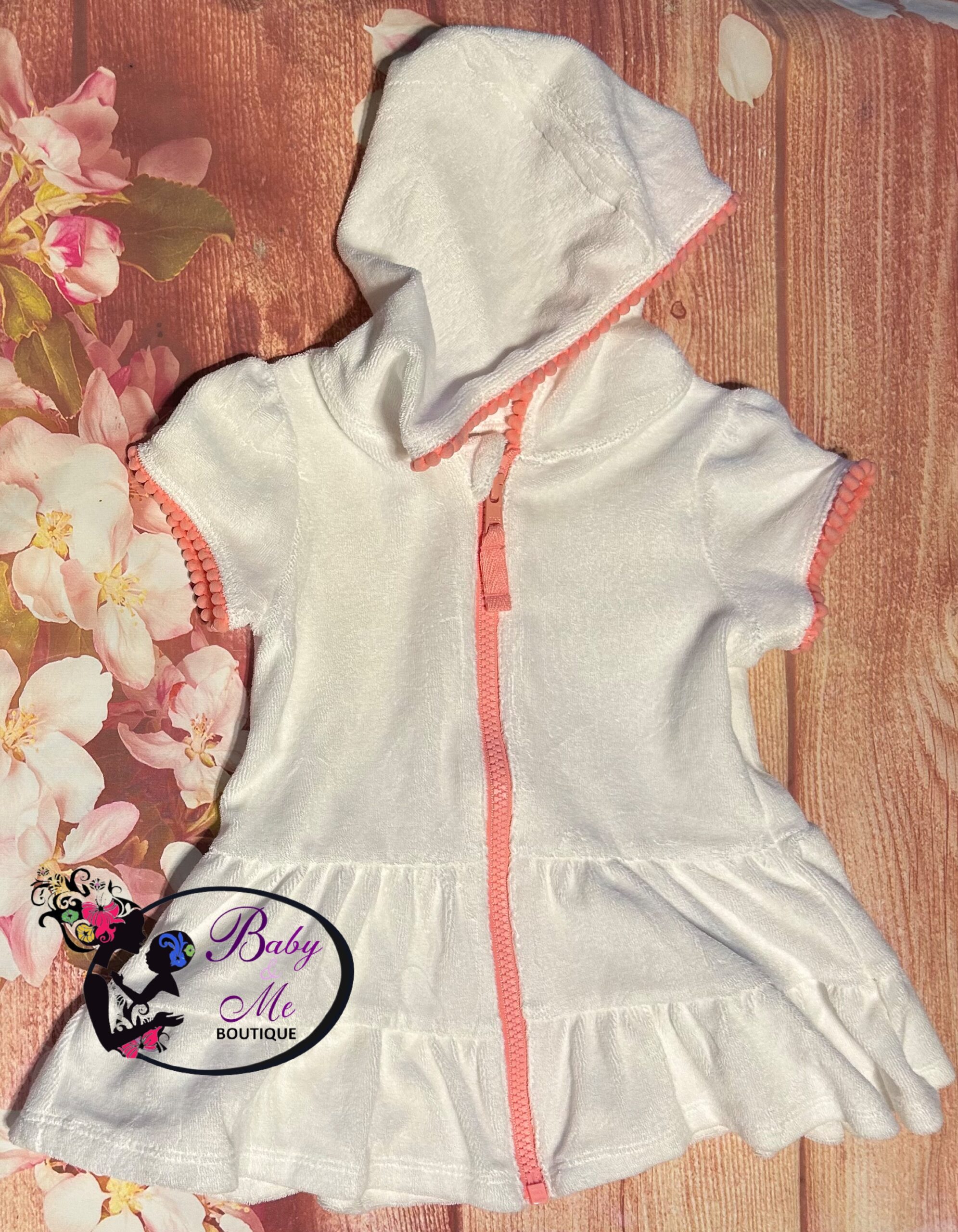 Cat & Jack White Ruffle Coverup